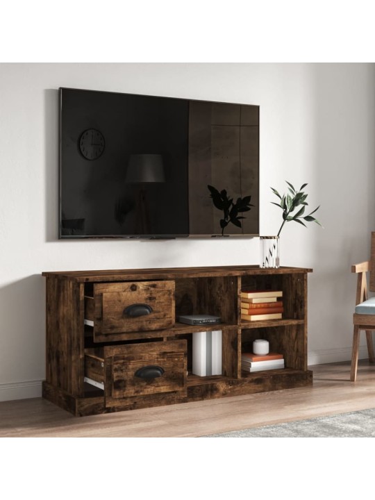 TV skříňka kouřový dub 102 x 35,5 x 47,5 cm kompozitní dřevo