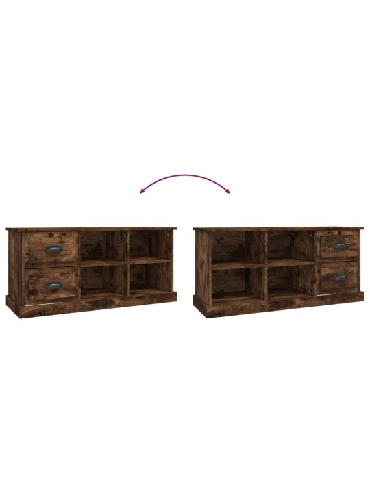 TV skříňka kouřový dub 102 x 35,5 x 47,5 cm kompozitní dřevo
