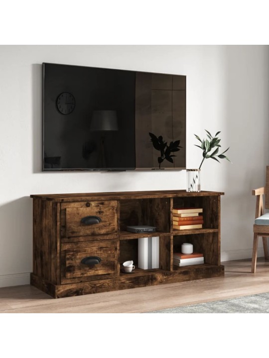 TV skříňka kouřový dub 102 x 35,5 x 47,5 cm kompozitní dřevo