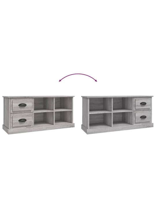TV skříňka šedá sonoma 102 x 35,5 x 47,5 cm kompozitní dřevo