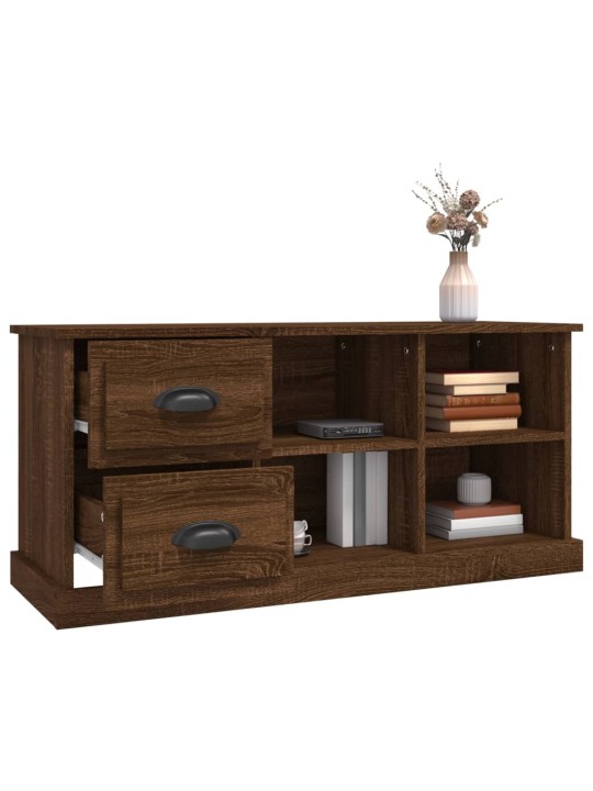 TV skříňka hnědý dub 102 x 35,5 x 47,5 cm kompozitní dřevo