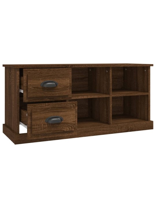 TV skříňka hnědý dub 102 x 35,5 x 47,5 cm kompozitní dřevo