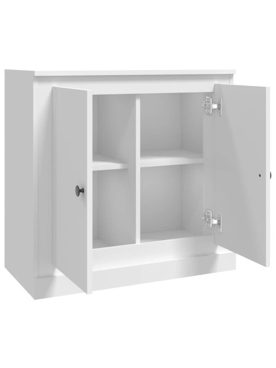 Příborník bílý 70 x 35,5 x 67,5 cm kompozitní dřevo