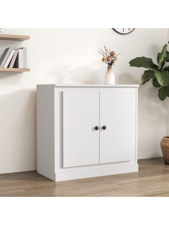 Příborník bílý 70 x 35,5 x 67,5 cm kompozitní dřevo