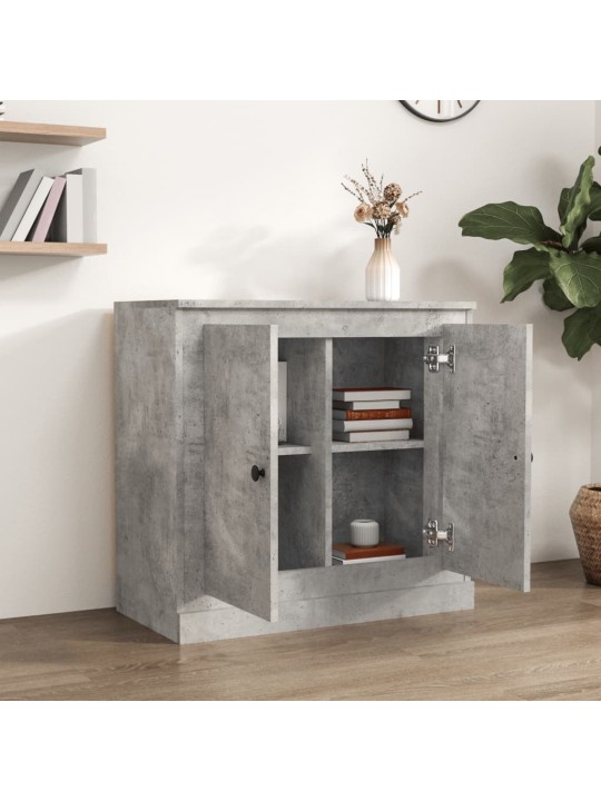 Příborník betonově šedý 70 x 35,5 x 67,5 cm kompozitní dřevo