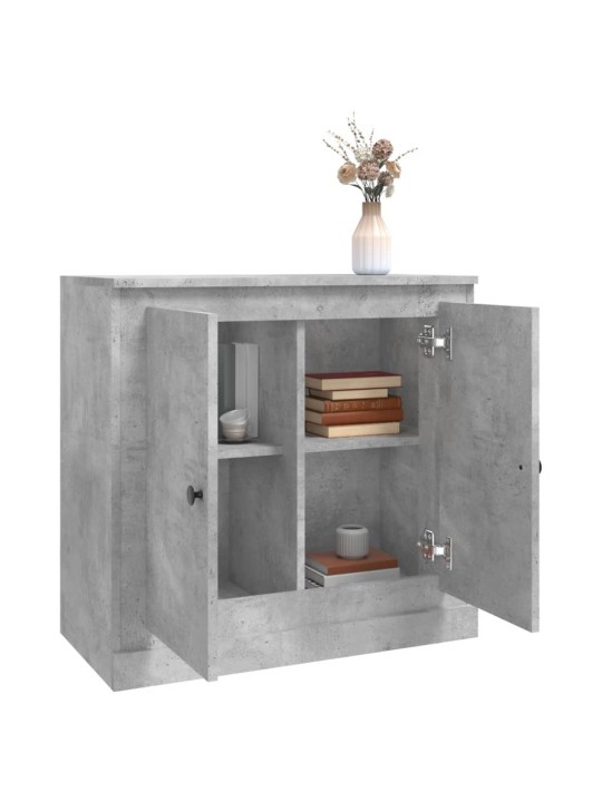 Příborník betonově šedý 70 x 35,5 x 67,5 cm kompozitní dřevo