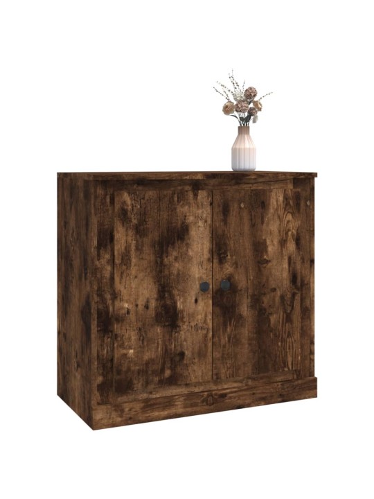 Příborník kouřový dub 70 x 35,5 x 67,5 cm kompozitní dřevo