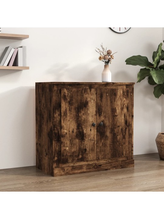 Příborník kouřový dub 70 x 35,5 x 67,5 cm kompozitní dřevo