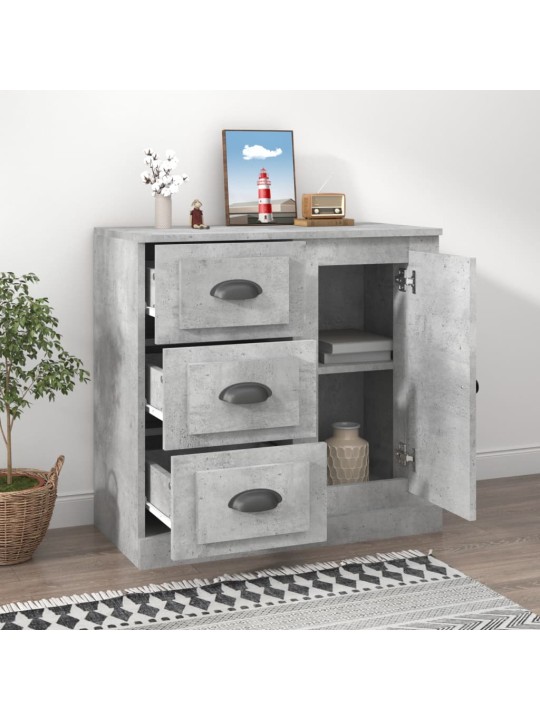 Příborník betonově šedý 70 x 35,5 x 67,5 cm kompozitní dřevo