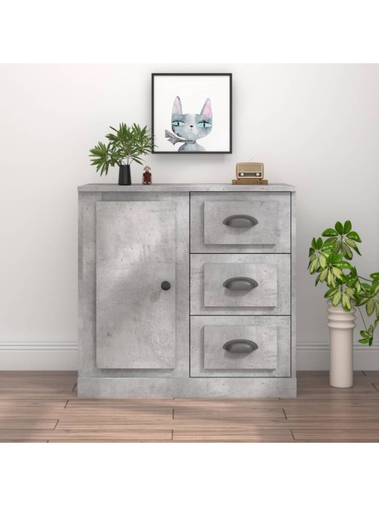 Příborník betonově šedý 70 x 35,5 x 67,5 cm kompozitní dřevo