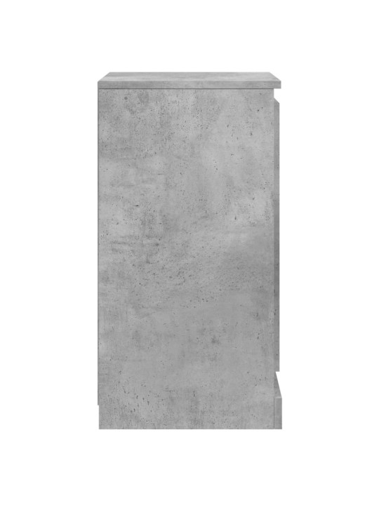 Příborník betonově šedý 37,5 x 35,5 x 67,5 cm kompozitní dřevo