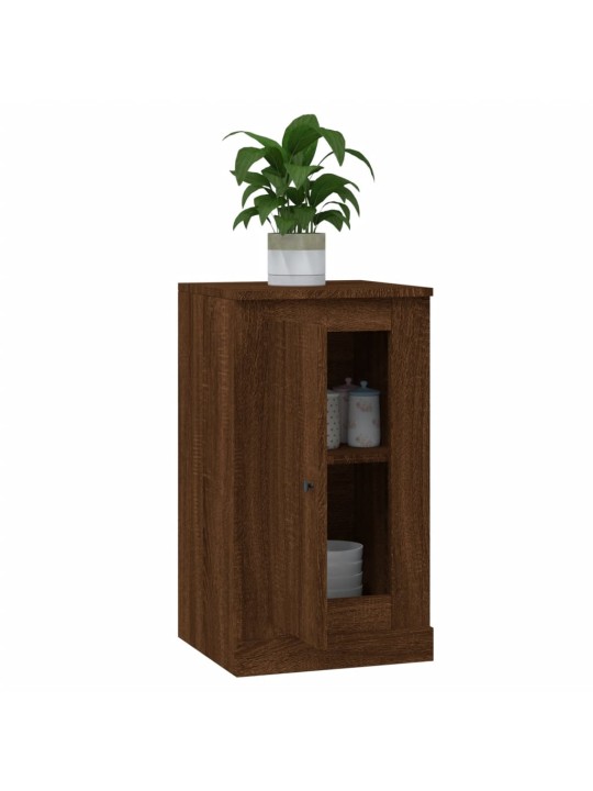 Příborníky 2 ks hnědý dub 37,5x35,5x67,5 cm kompozitní dřevo