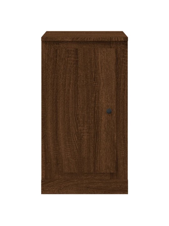 Příborníky 2 ks hnědý dub 37,5x35,5x67,5 cm kompozitní dřevo
