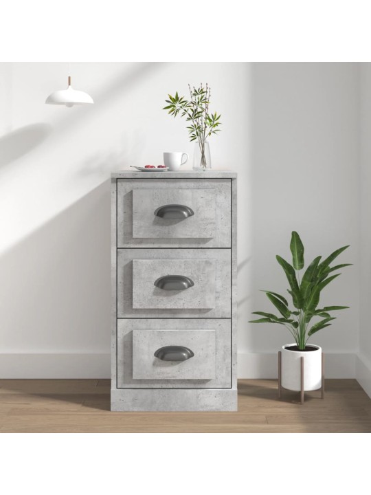 Příborník betonově šedý 36 x 35,5 x 67,5 cm kompozitní dřevo