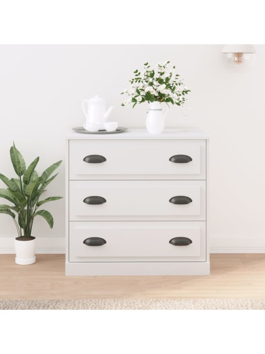 Příborník bílý 70 x 35,5 x 67,5 cm kompozitní dřevo