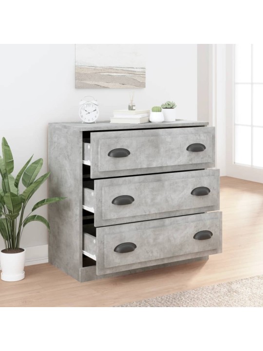 Příborník betonově šedý 70 x 35,5 x 67,5 cm kompozitní dřevo