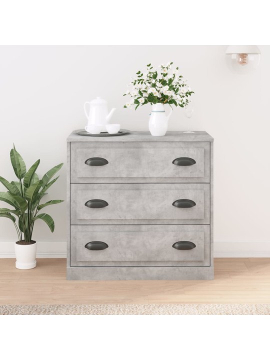 Příborník betonově šedý 70 x 35,5 x 67,5 cm kompozitní dřevo
