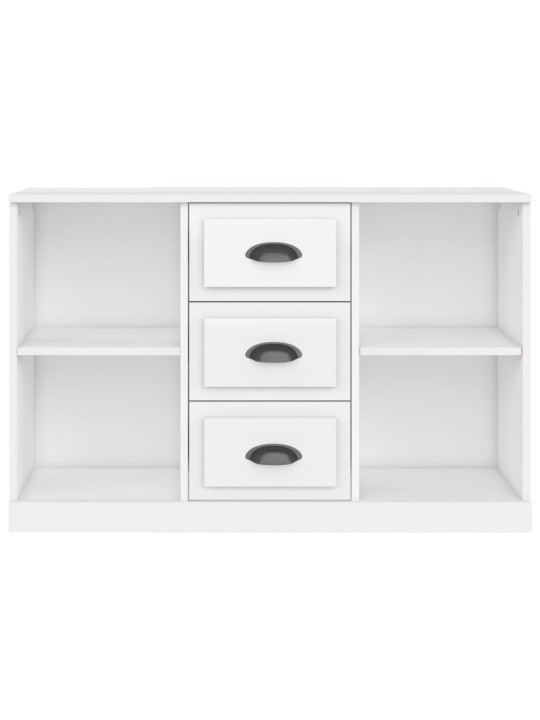 Příborník bílý s vysokým leskem 104,5 x 35,5 x 67,5 cm kompozit