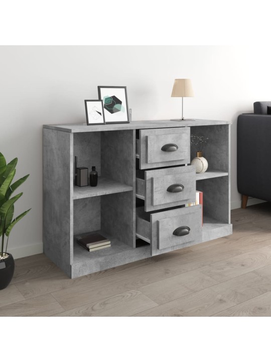 Příborník betonově šedý 104,5 x 35,5 x 67,5 cm kompozitní dřevo