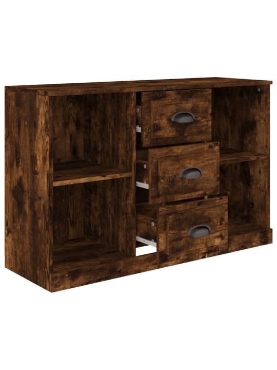 Příborník kouřový dub 104,5 x 35,5 x 67,5 cm kompozitní dřevo