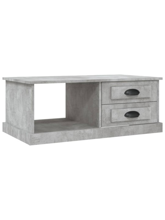 Konferenční stolek betonově šedý 90x50x35 cm kompozitní dřevo