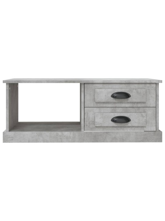 Konferenční stolek betonově šedý 90x50x35 cm kompozitní dřevo