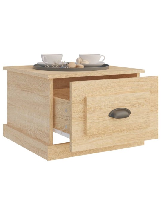 Konferenční stolek dub sonoma 50x50x35 cm kompozitní dřevo