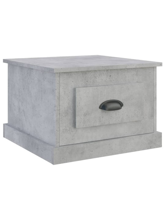 Konferenční stolek betonově šedý 50x50x35 cm kompozitní dřevo