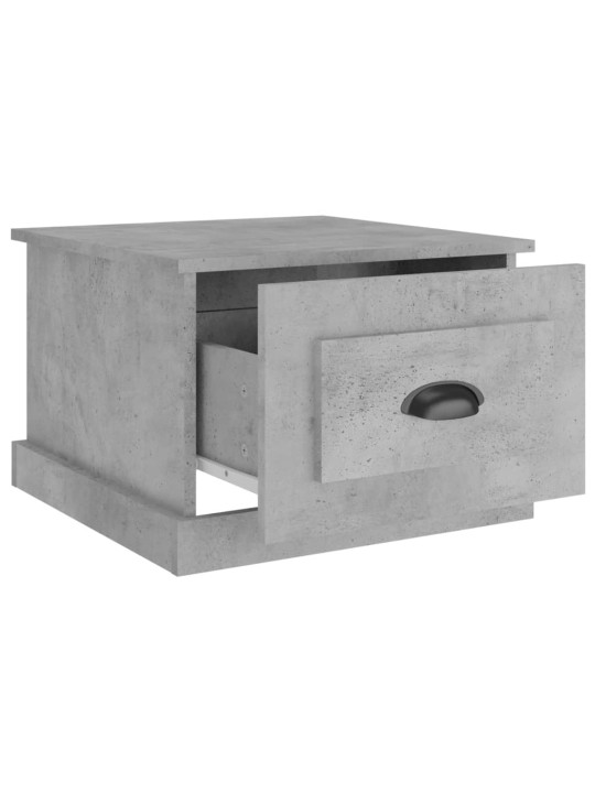 Konferenční stolek betonově šedý 50x50x35 cm kompozitní dřevo