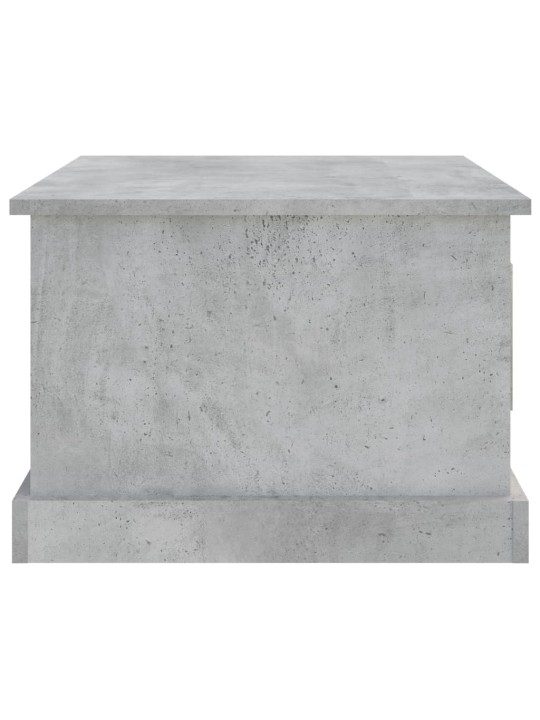 Konferenční stolek betonově šedý 50x50x35 cm kompozitní dřevo