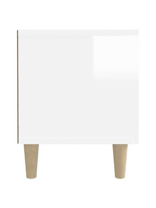 Tv skříňka bílá vysoký lesk 180 x 31,5 x 40 cm kompozitní dřevo