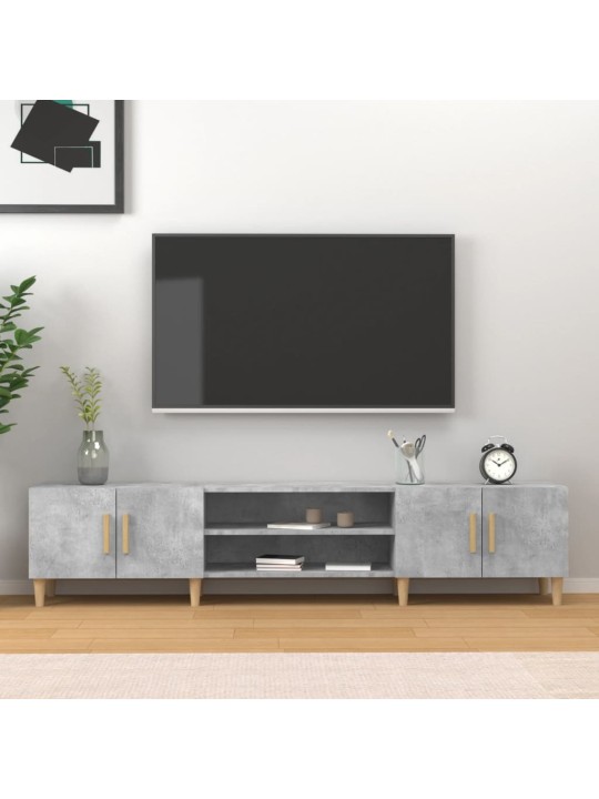 TV skříňka betonově šedá 180 x 31,5 x 40 cm kompozitní dřevo