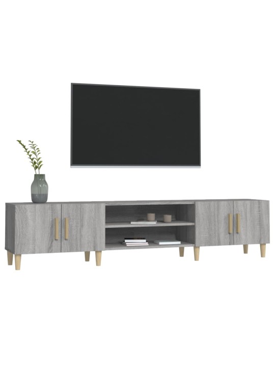 TV skříňka šedá sonoma 180 x 31,5 x 40 cm kompozitní dřevo