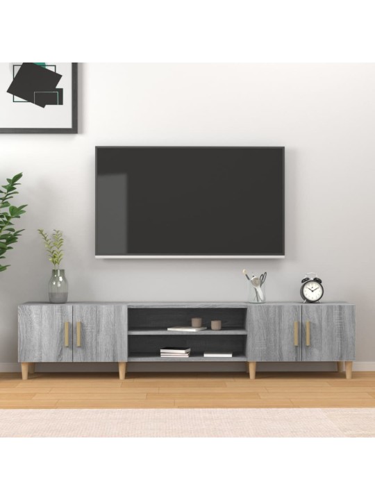 TV skříňka šedá sonoma 180 x 31,5 x 40 cm kompozitní dřevo