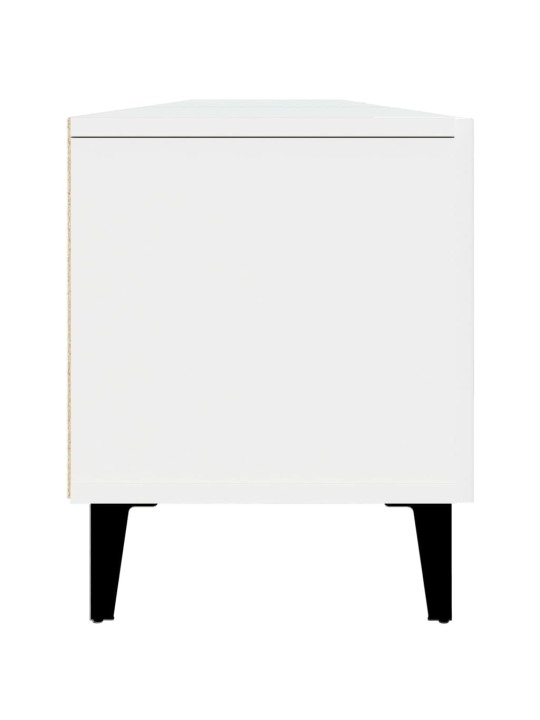 TV skříňka bílá 180 x 31,5 x 40 cm kompozitní dřevo