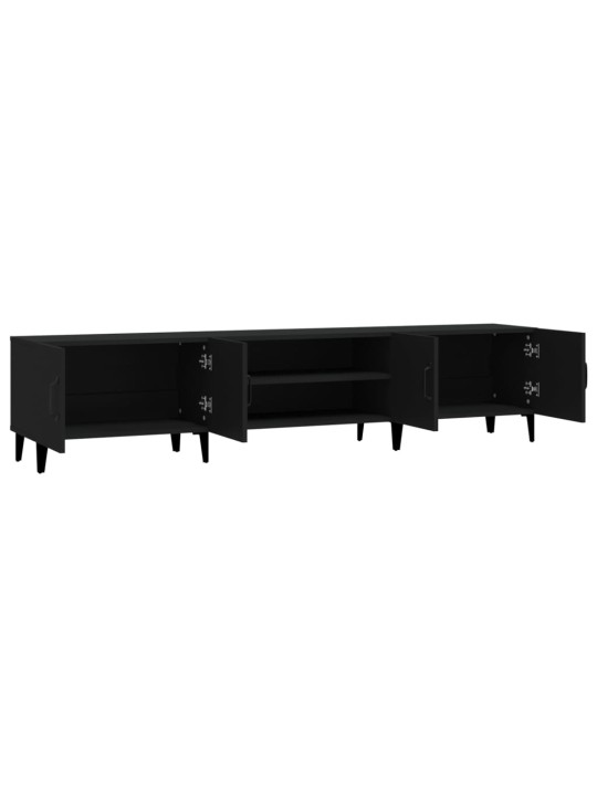 TV skříňka černá 180 x 31,5 x 40 cm kompozitní dřevo