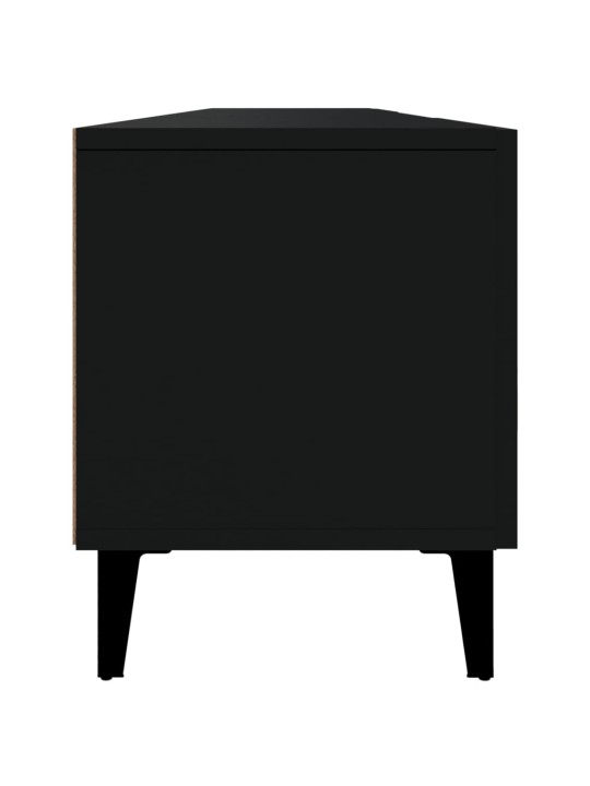 TV skříňka černá 180 x 31,5 x 40 cm kompozitní dřevo