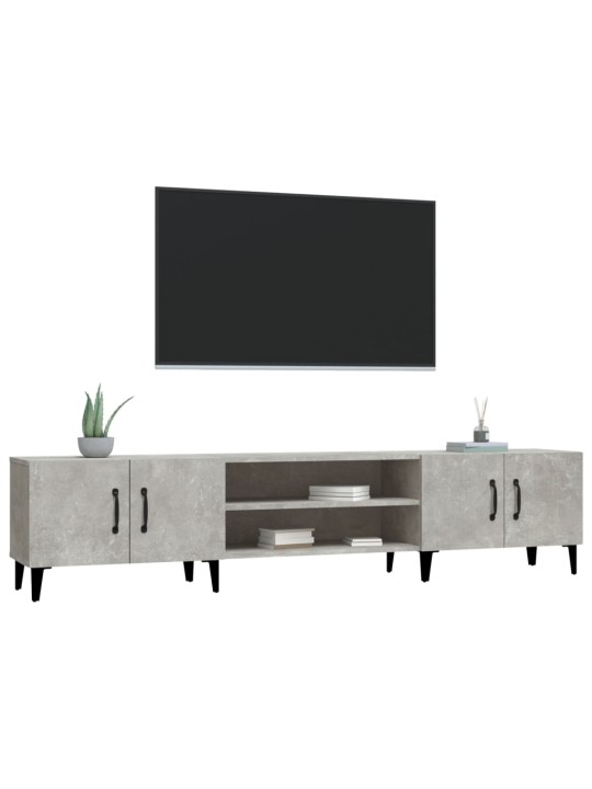 TV skříňka betonově šedá 180 x 31,5 x 40 cm kompozitní dřevo