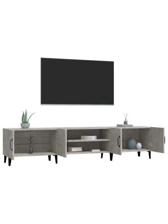 TV skříňka betonově šedá 180 x 31,5 x 40 cm kompozitní dřevo