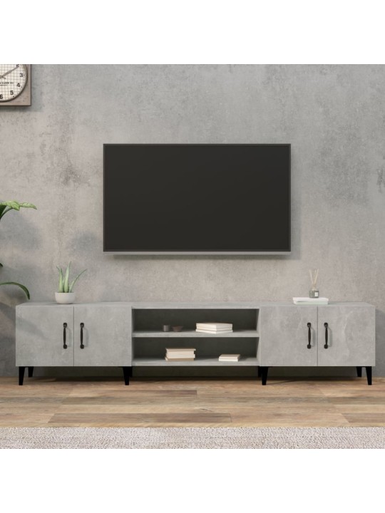 TV skříňka betonově šedá 180 x 31,5 x 40 cm kompozitní dřevo