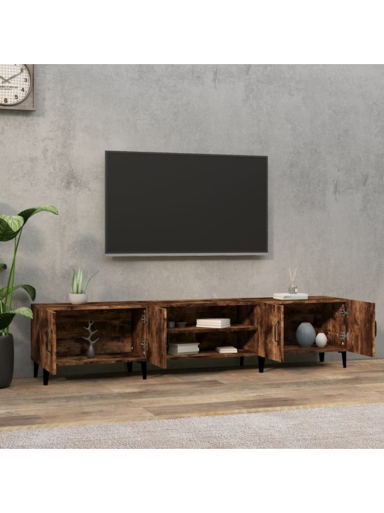 Tv skříňka kouřový dub 180 x 31,5 x 40 cm kompozitní dřevo