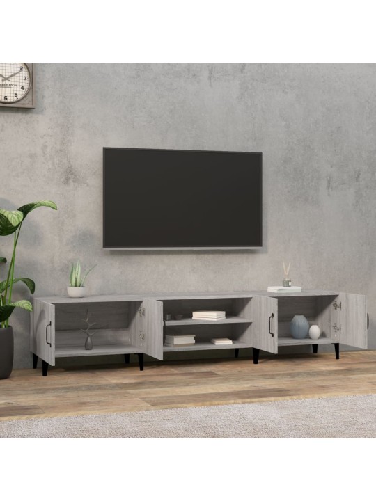 TV skříňka šedá sonoma 180 x 31,5 x 40 cm kompozitní dřevo