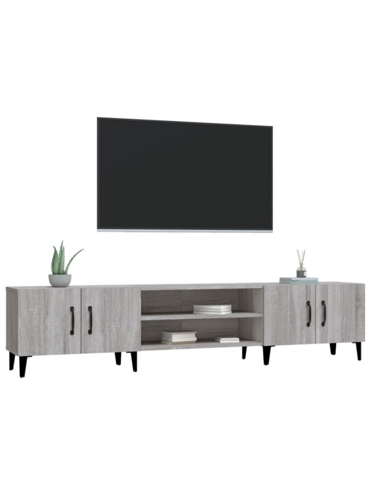TV skříňka šedá sonoma 180 x 31,5 x 40 cm kompozitní dřevo