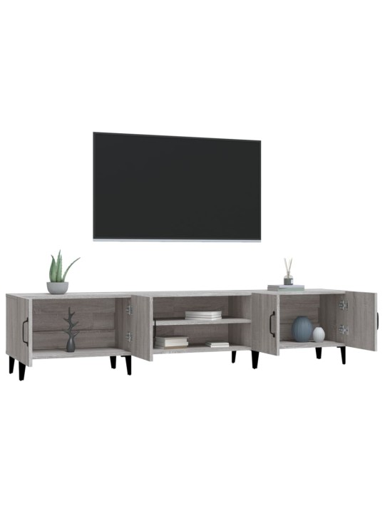 TV skříňka šedá sonoma 180 x 31,5 x 40 cm kompozitní dřevo