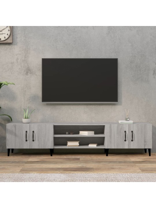 TV skříňka šedá sonoma 180 x 31,5 x 40 cm kompozitní dřevo