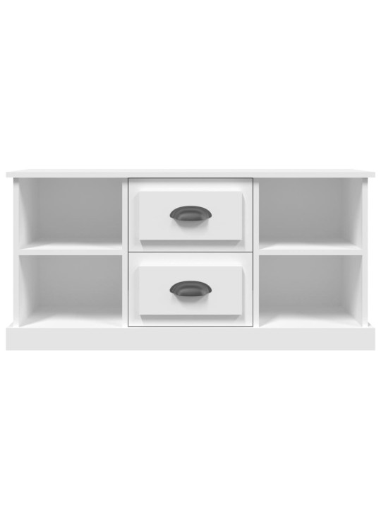 TV skříňka bílá 99,5 x 35,5 x 48 cm kompozitní dřevo