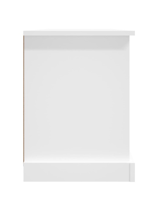 TV skříňka bílá 99,5 x 35,5 x 48 cm kompozitní dřevo
