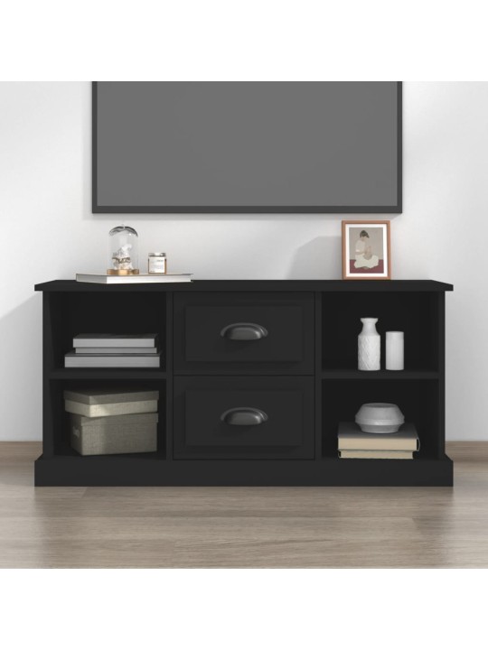 TV skříňka černá 99,5 x 35,5 x 48 cm kompozitní dřevo