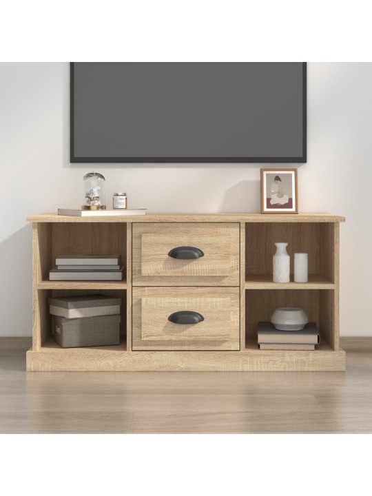 TV skříňka dub sonoma 99,5 x 35,5 x 48 cm kompozitní dřevo