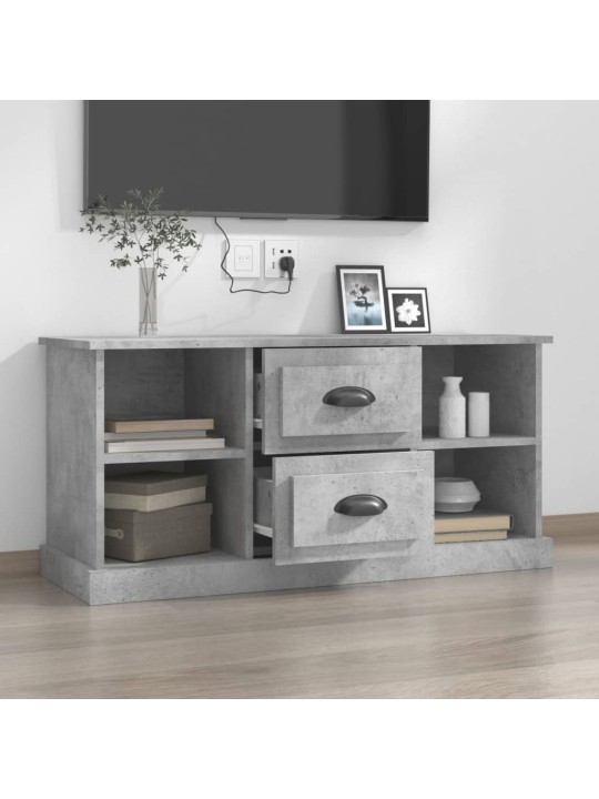 TV skříňka betonově šedá 99,5 x 35,5 x 48 cm kompozitní dřevo